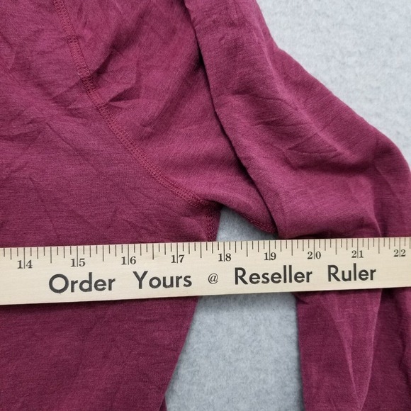 Nike Jacket‎ Womens Medium Red Pockets Full Zip Sweater Hooded Activewear - Picture 9 of 13